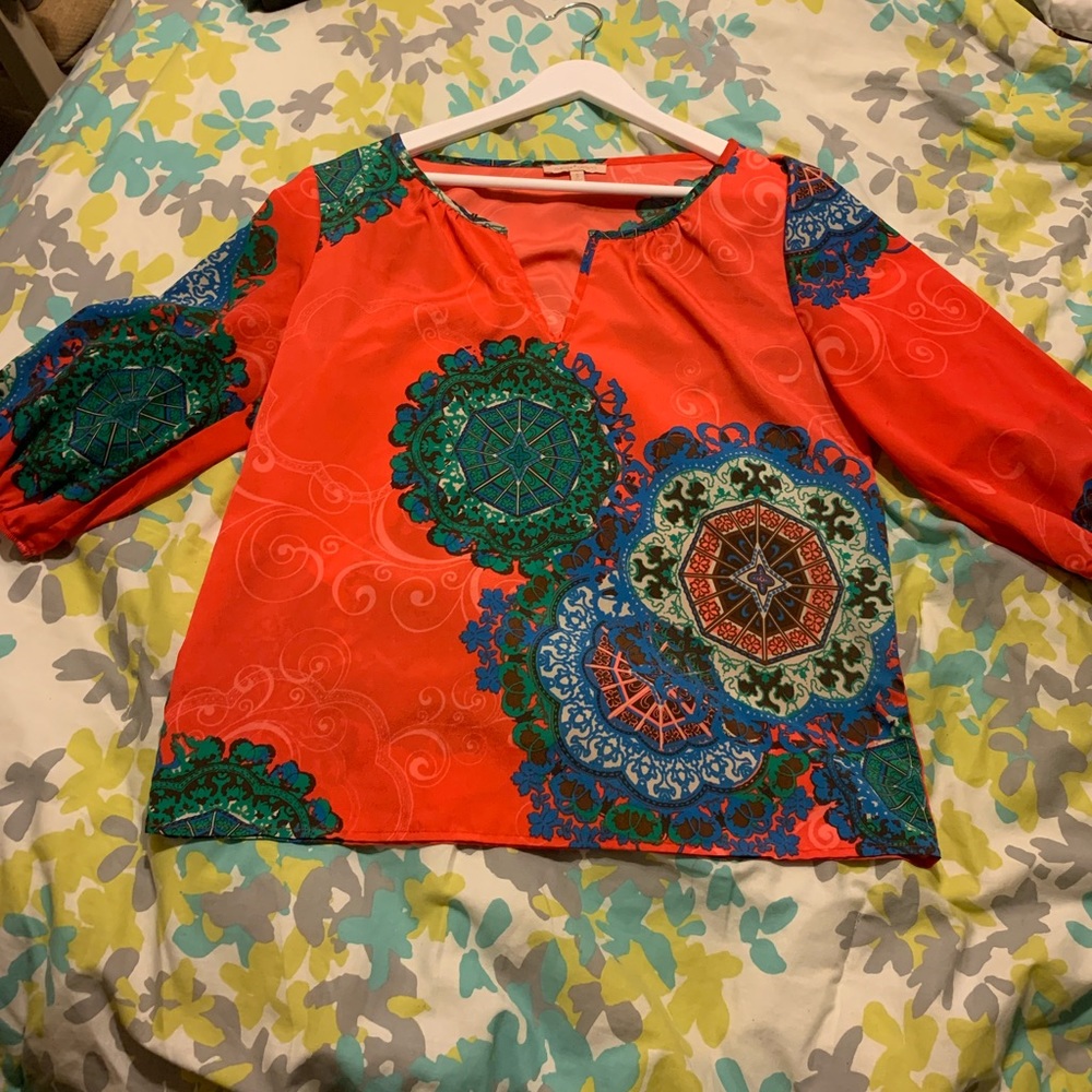 Gibson Latimer 3/4 sleeve blouse